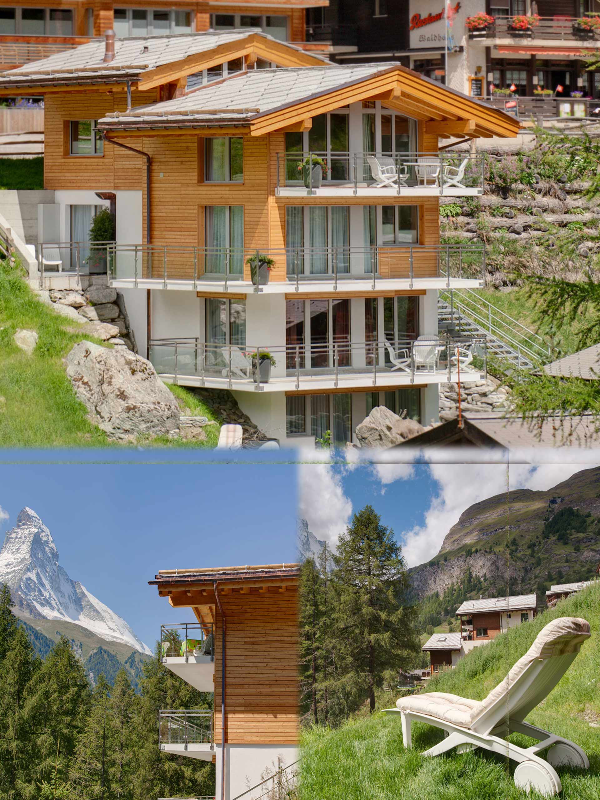 You will find House Gloria in Winkelmatten. Winkelmatten is surrounded by flowery meadows at 1700 m altitude and is a district of Zermatt, built on the sunny side of the slope to the south of the village.